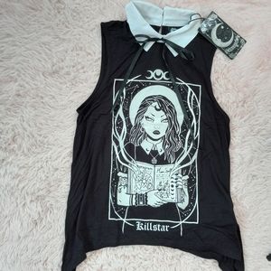 Nwt killstar witchy chick collared flowy tank is FIRE!!! 🔥
